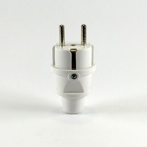 Utikač PVC R beli