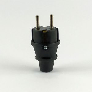 Utikač PVC R crni